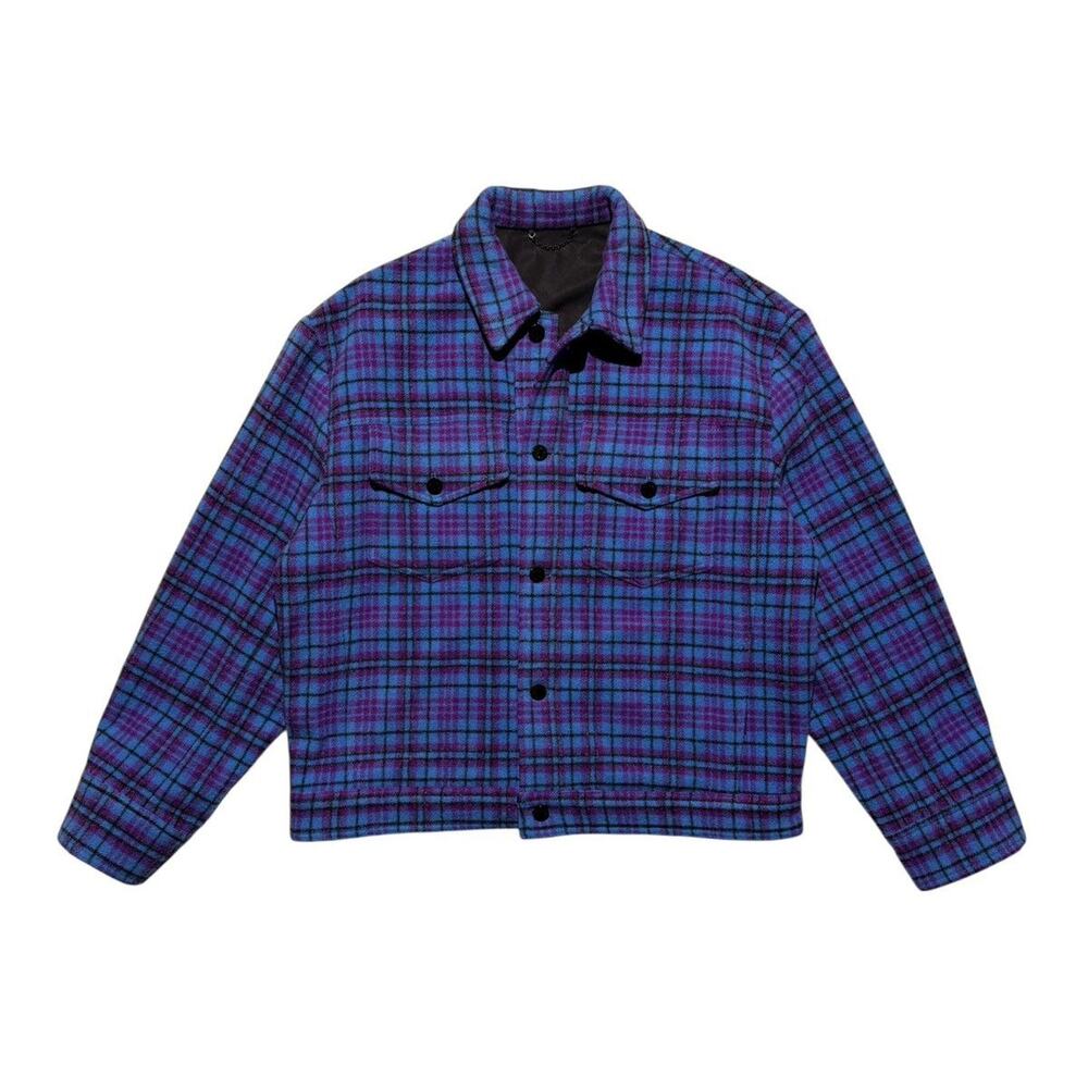 Virgil era Plaid trucker flannel